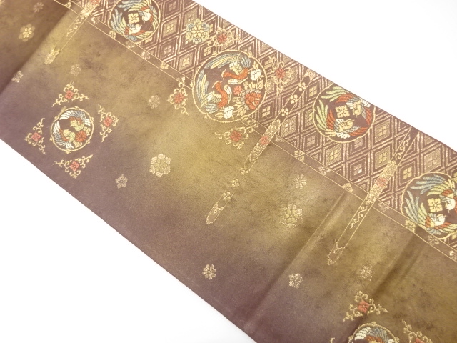 JAPANESE FUKURO OBI / WOVEN PHOENIX